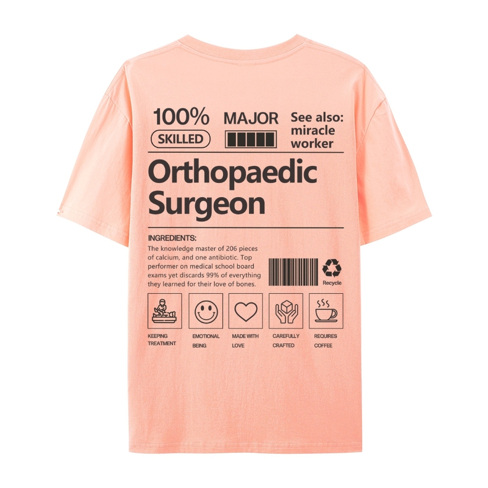 Orthopaedic Surgeon Casual Short Sleeve T-Shirt-moweekender