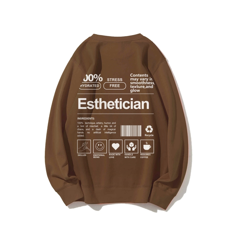 Esthetician Casual Crewneck Sweatshirt-moweekender
