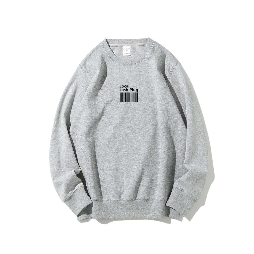 Local Last Plug Long Sleeved Round Neck Sweatshirt-moweekender