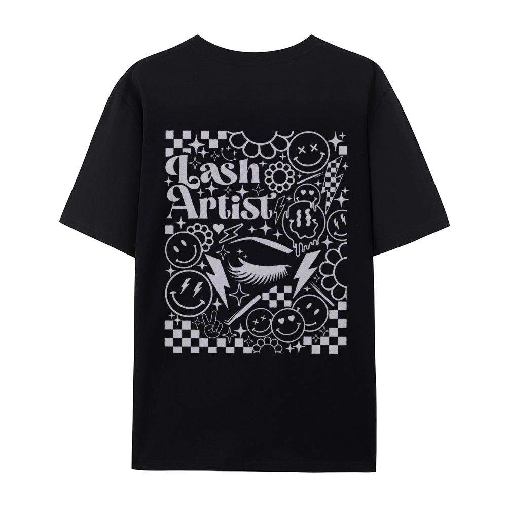 Lash Artist Casual Short Sleeve T-Shirt-moweekender