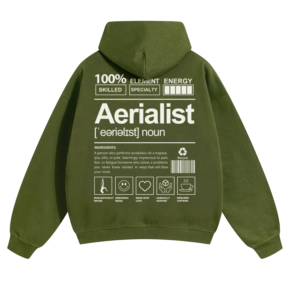 Aerialist Solid Color Hoodie-moweekender