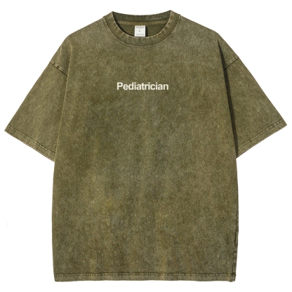 Pediatrician Unisex Fit Washed T-Shirt