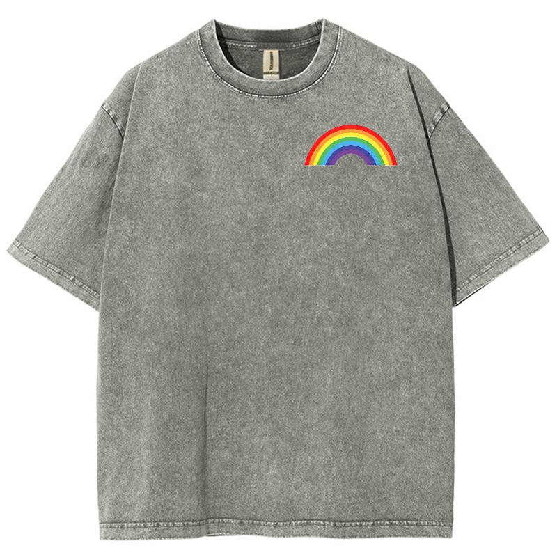Pride Lift Unisex Vintage Washed Short Sleeve T-Shirt-moweekender