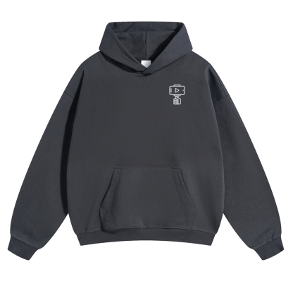 Vlogger Unisex Casual Anime Print Hoodie-moweekender