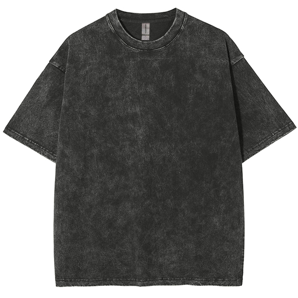 Lift Heavy Party Hard Unisex Fit Washed Oversized T-Shirt-moweekender