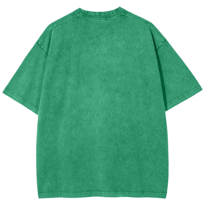 Gym Day Everything Hurts & I'm Sleepy Unisex Fit Washed Oversized T-Shirt-moweekender