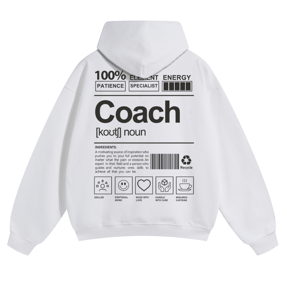 Coach Solid Color Hoodie-moweekender