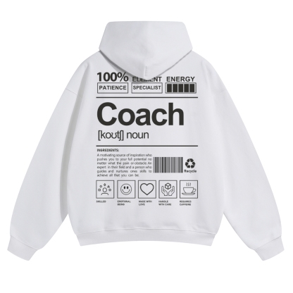 Coach Solid Color Hoodie-moweekender