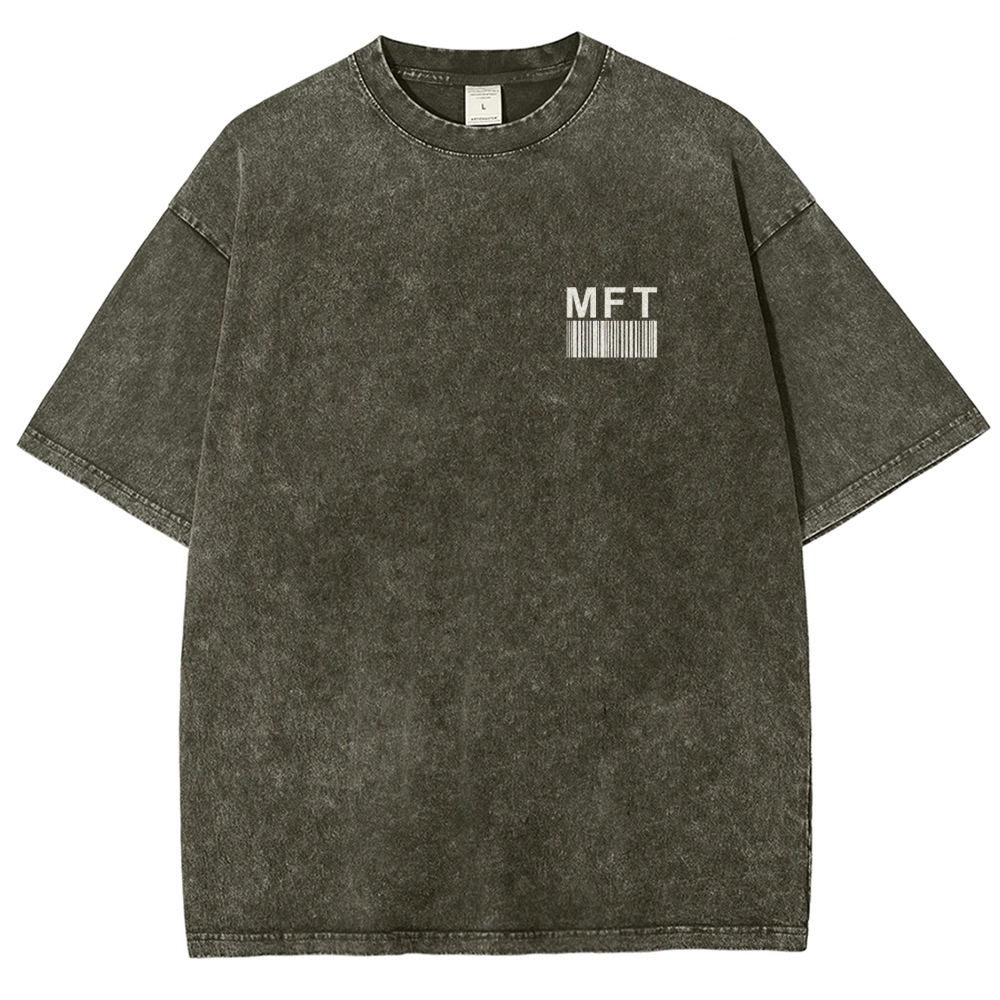 Marriage And Family Therapist Unisex Fit Washed T-Shirt-moweekender