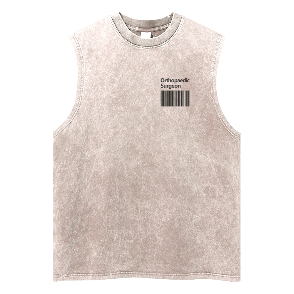 Orthopaedic Surgeon Unisex Washed Tank Top