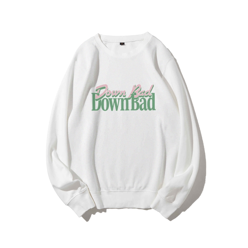 Down Bad Crying At The Gym Casual Crewneck Sweatshirt-moweekender
