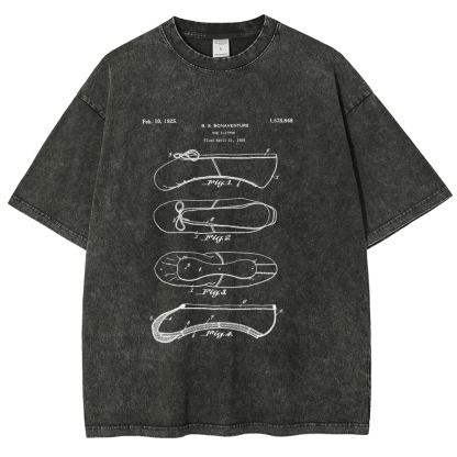 Ballet Unisex Fit Washed T-Shirt-moweekender