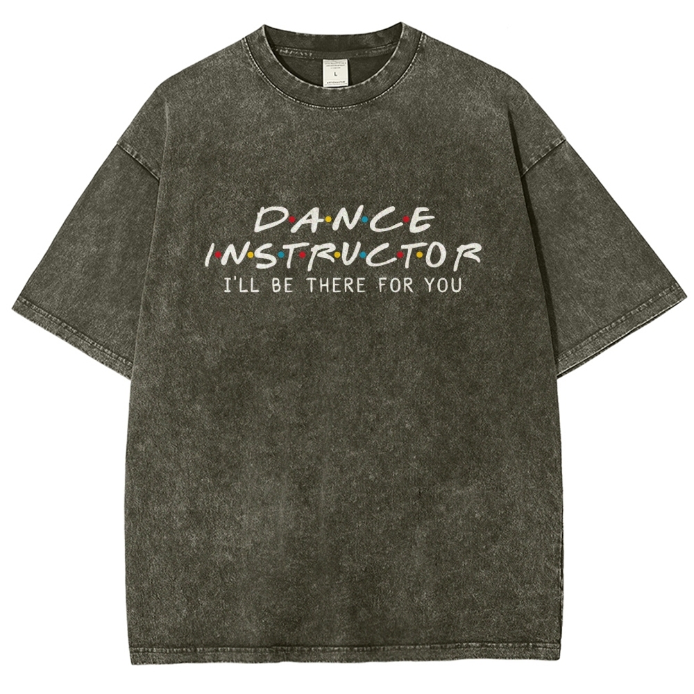 dance instructor Unisex Fit Washed T-Shirt-moweekender