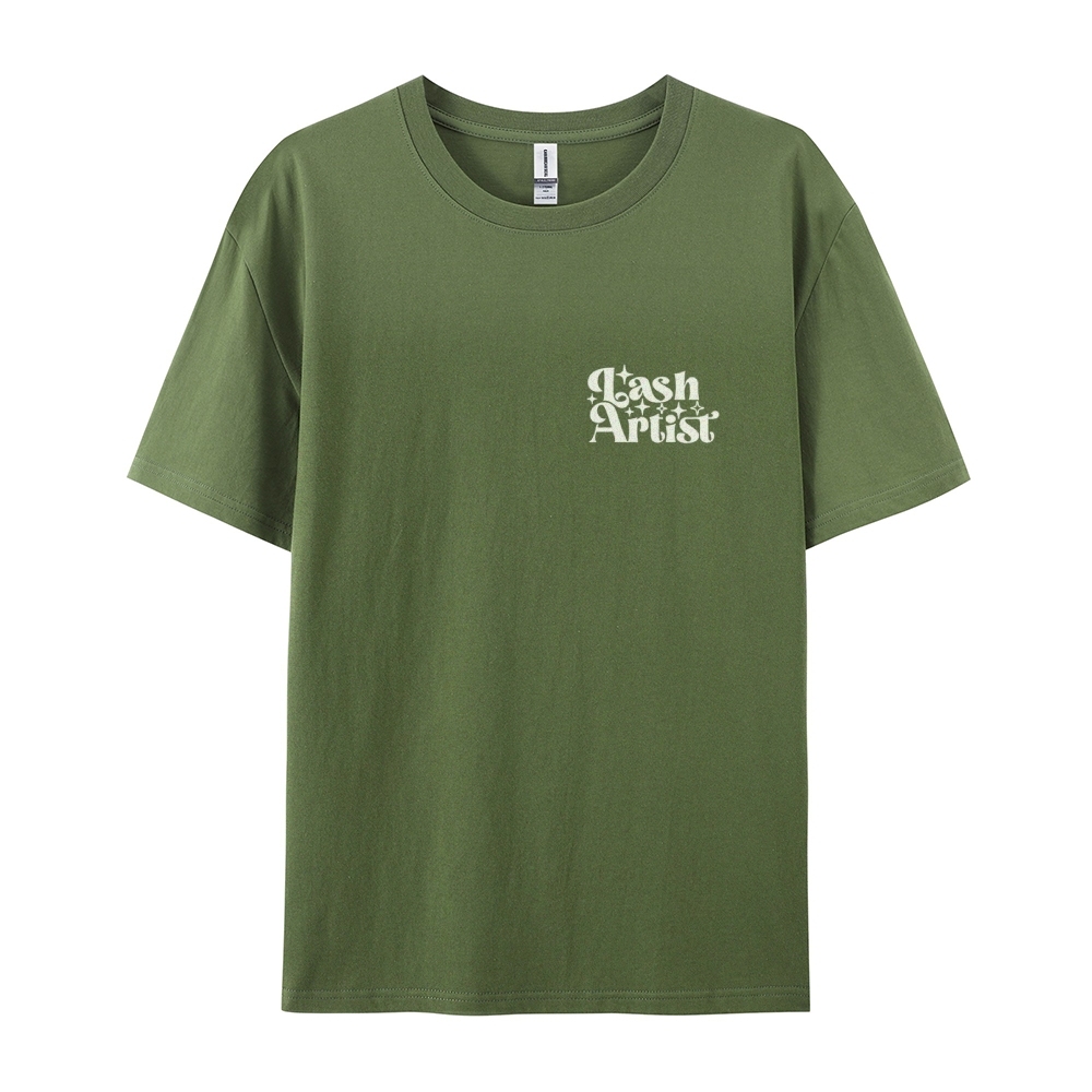 Lash Artist Casual Short Sleeve T-Shirt-moweekender