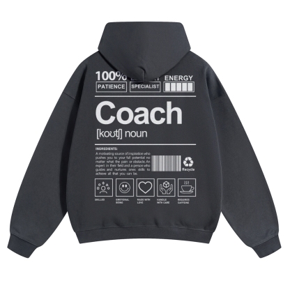 Coach Solid Color Hoodie-moweekender