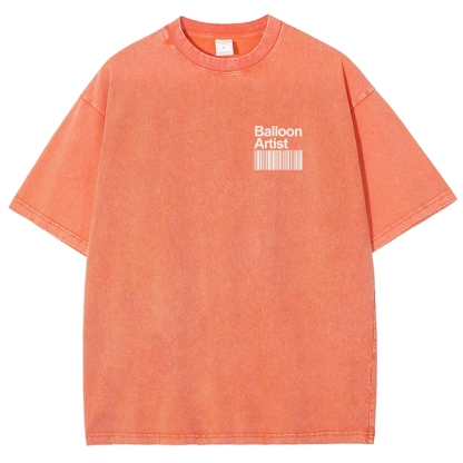 Balloon Artist Unisex Fit Washed T-Shirt-moweekender