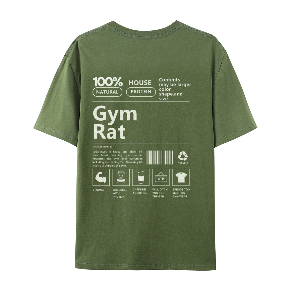 Gym Rat Casual Short Sleeve T-Shirt-moweekender