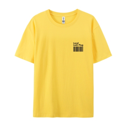 Local Lash Plug Casual Short Sleeve T-Shirt-moweekender