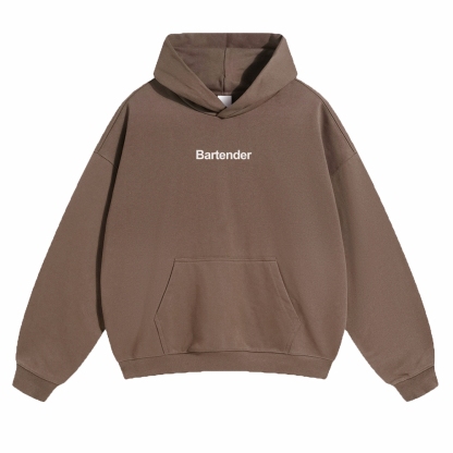 Bartender Unisex Casual Anime Print Hoodie-moweekender