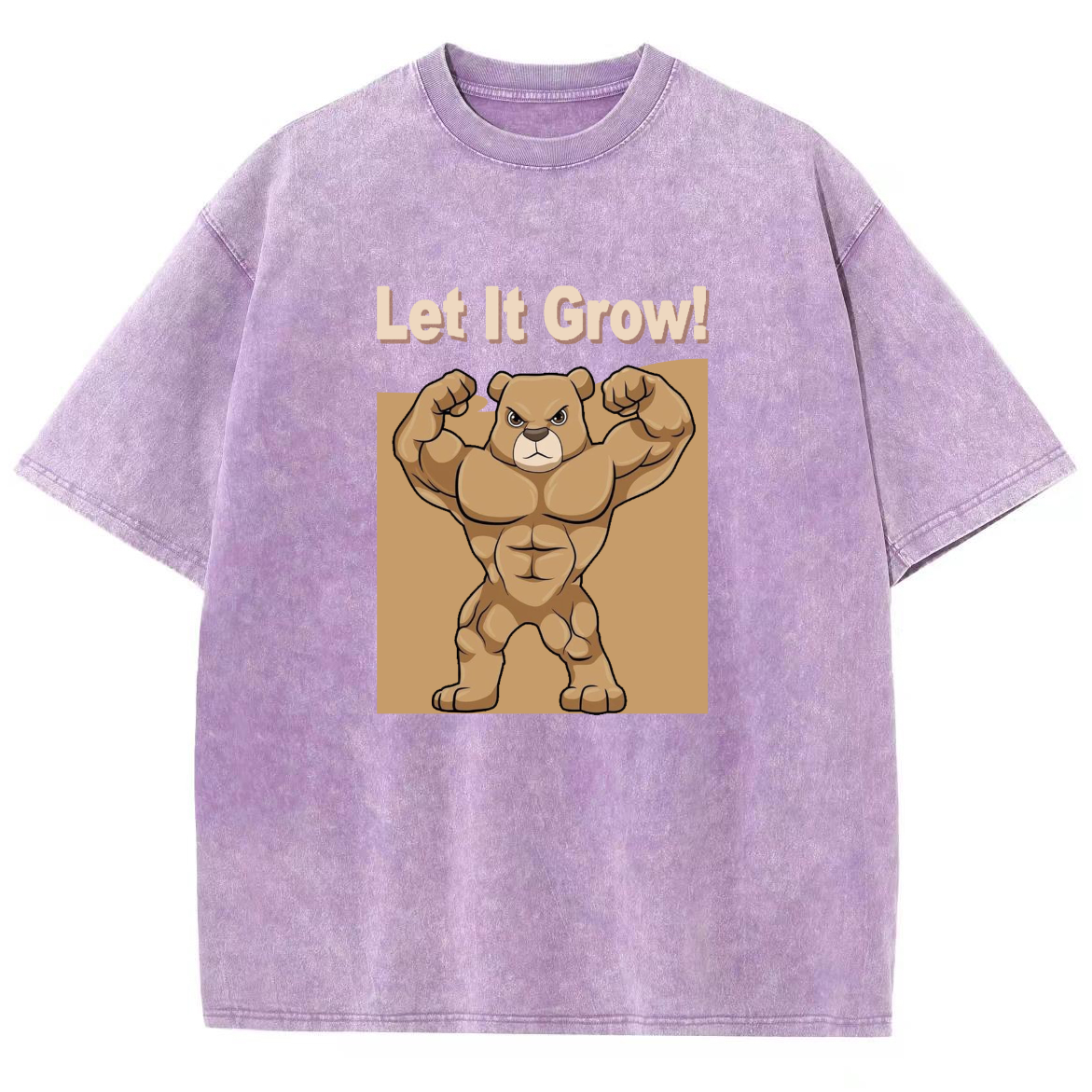 Let It Grow! Unisex Fit Washed T-Shirt-moweekender