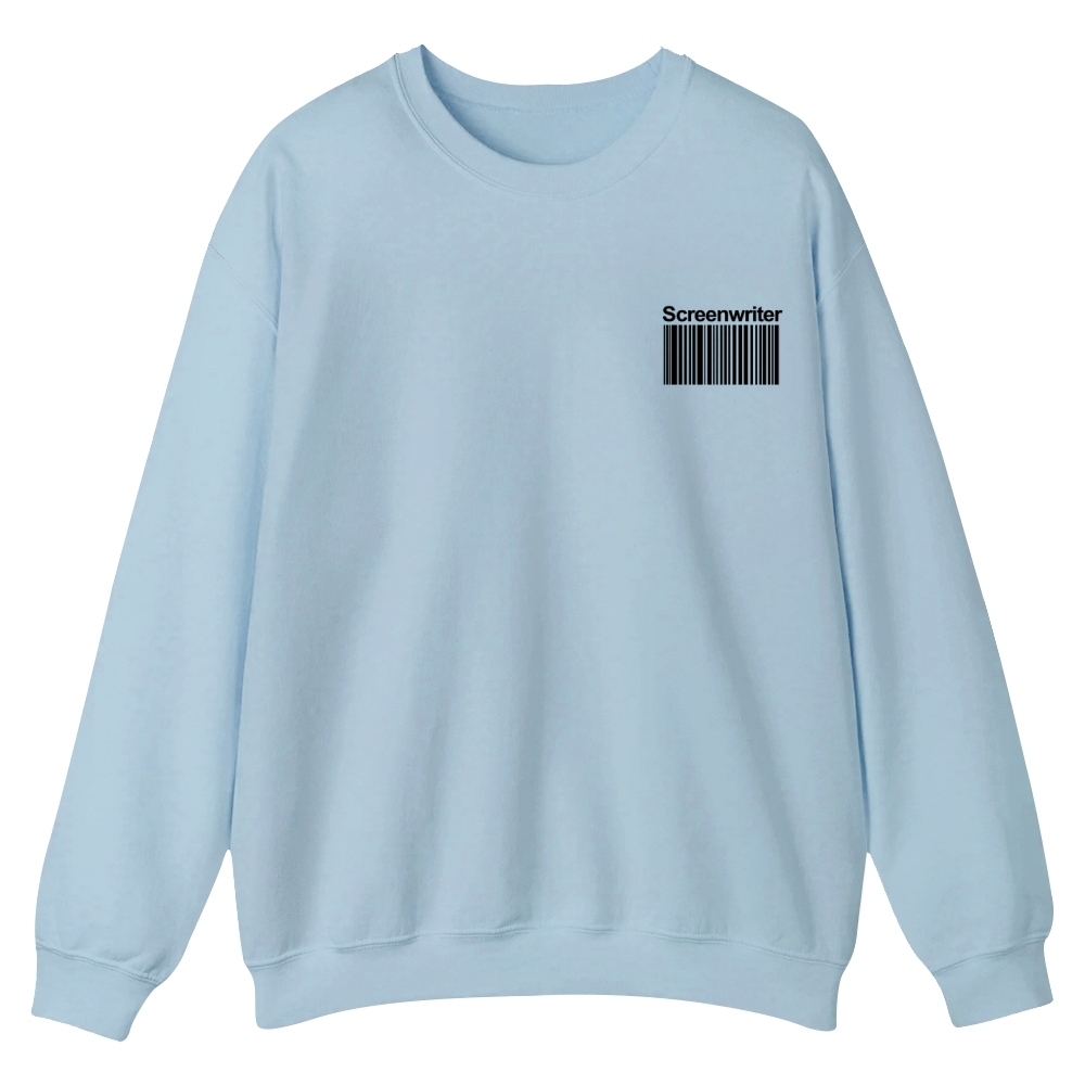 Screenwriter Printed Crew Neck Sweatshirt-moweekender