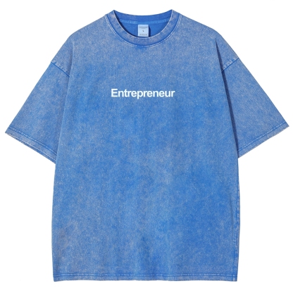 Entrepreneur Unisex Fit Washed T-Shirt-moweekender