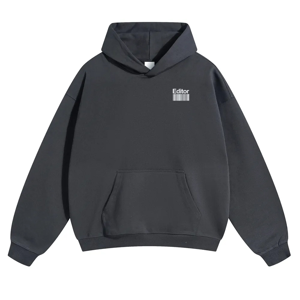 Editor Unisex Casual Anime Print Hoodie-moweekender