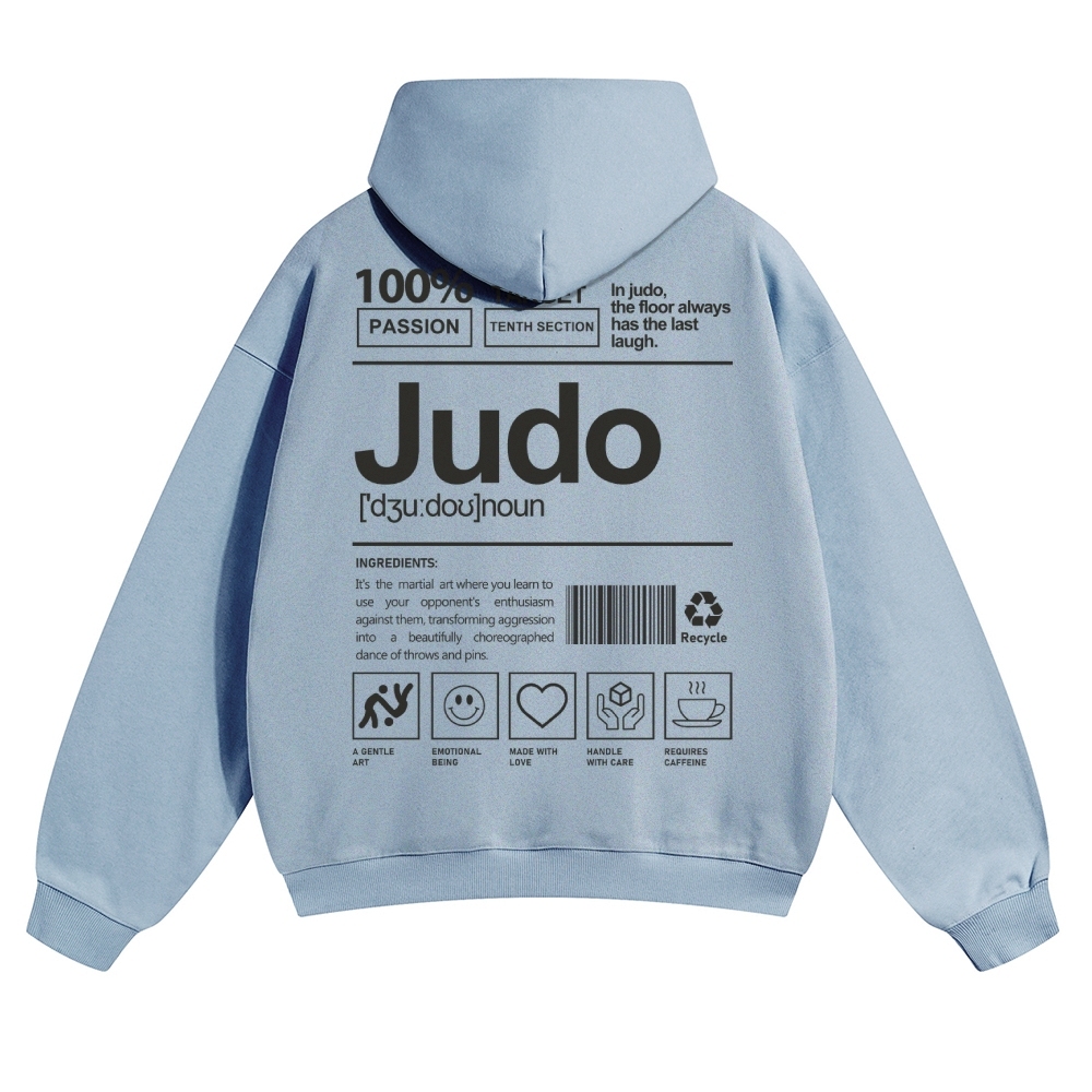 Judo Unisex Casual Anime Print Hoodie-moweekender