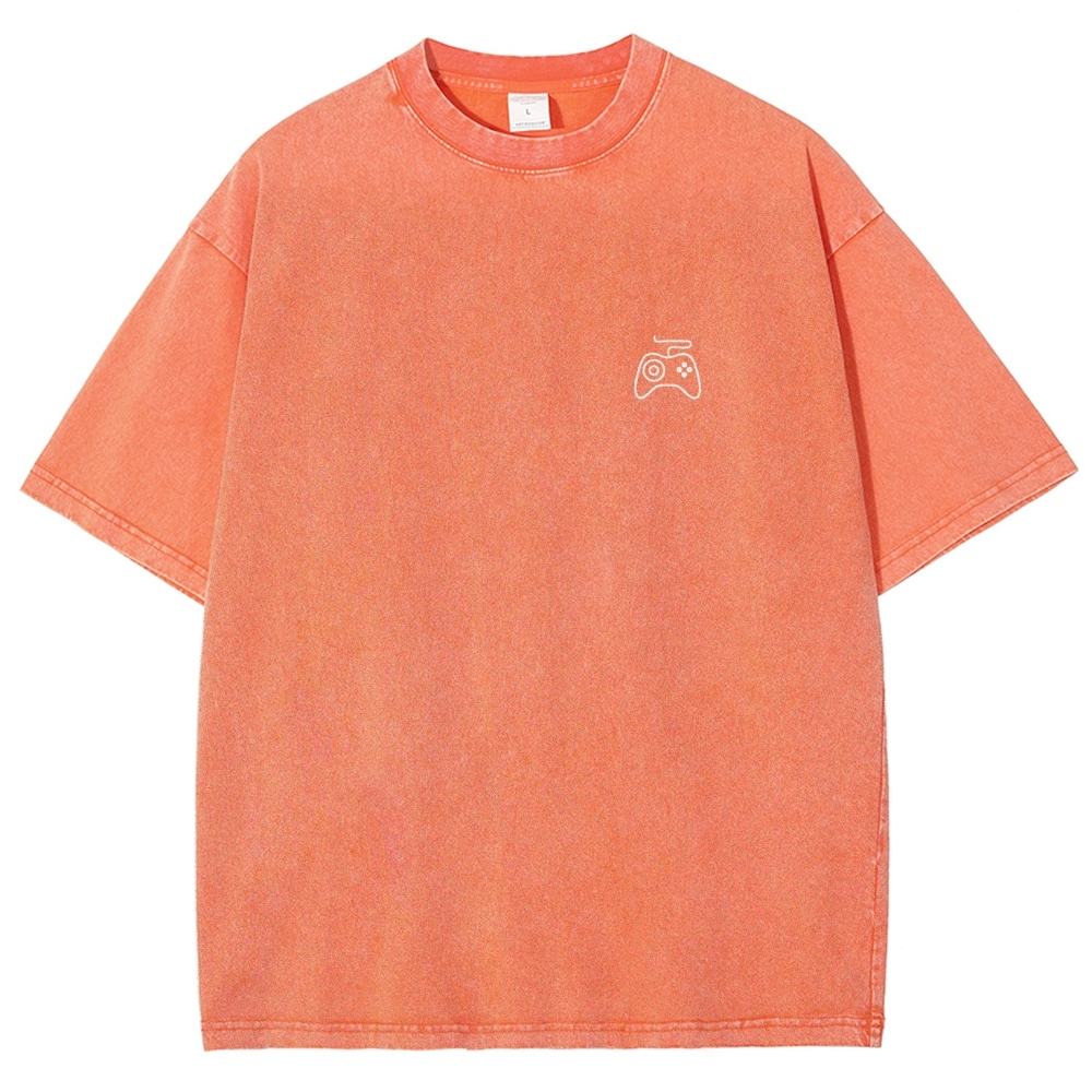 Gamer Unisex Fit Washed T-Shirt-moweekender