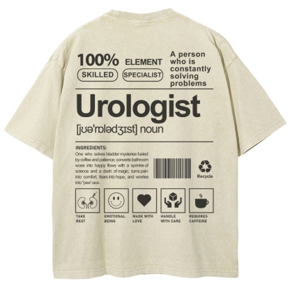 Urologist Unisex Fit Washed T-Shirt-moweekender