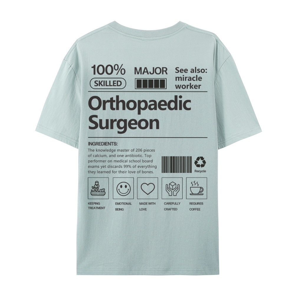 Orthopaedic Surgeon Casual Short Sleeve T-Shirt-moweekender
