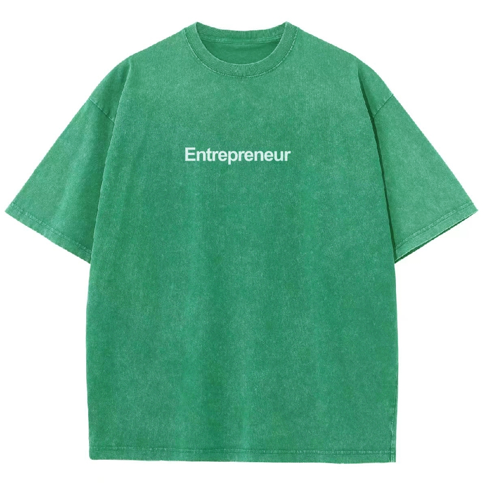 Entrepreneur Unisex Fit Washed T-Shirt-moweekender