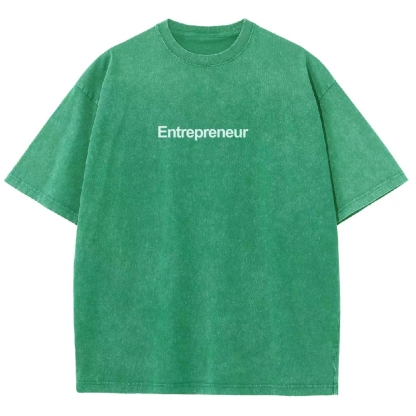 Entrepreneur Unisex Fit Washed T-Shirt-moweekender