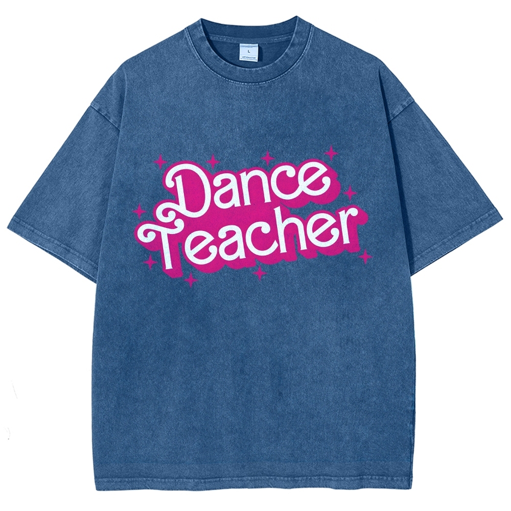 dance teacher Unisex Fit Washed T-Shirt-moweekender