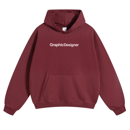 Graphic Designer Unisex Casual Anime Print Hoodie-moweekender