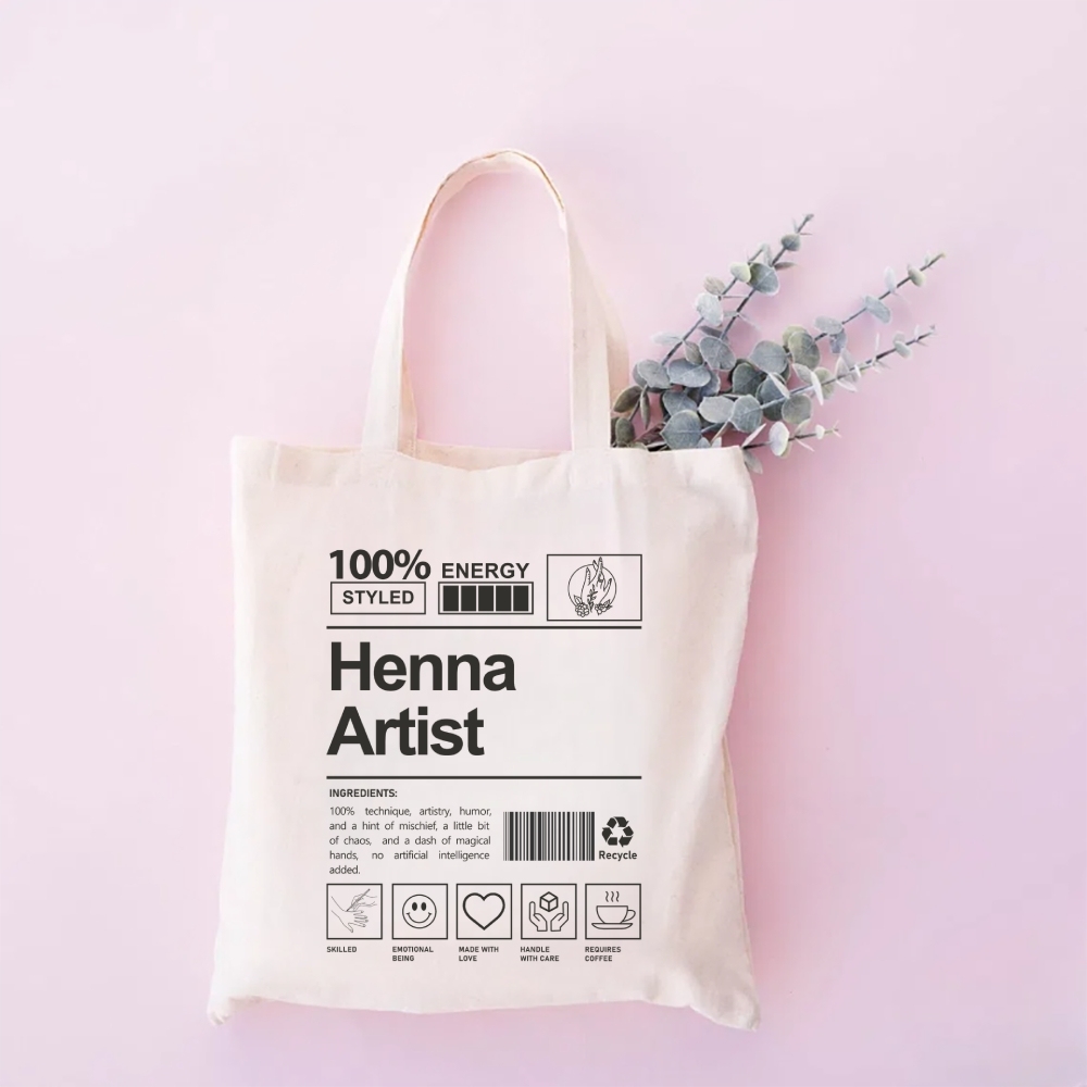 Henna Artist Tote Bag-moweekender