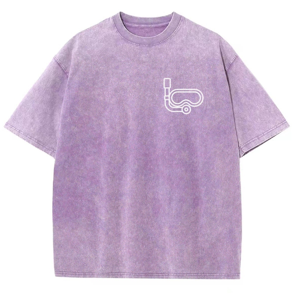 Scuba Instructor Unisex Fit Washed T-Shirt