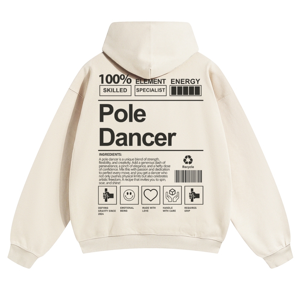 Pole Dancer Solid Color Hoodie