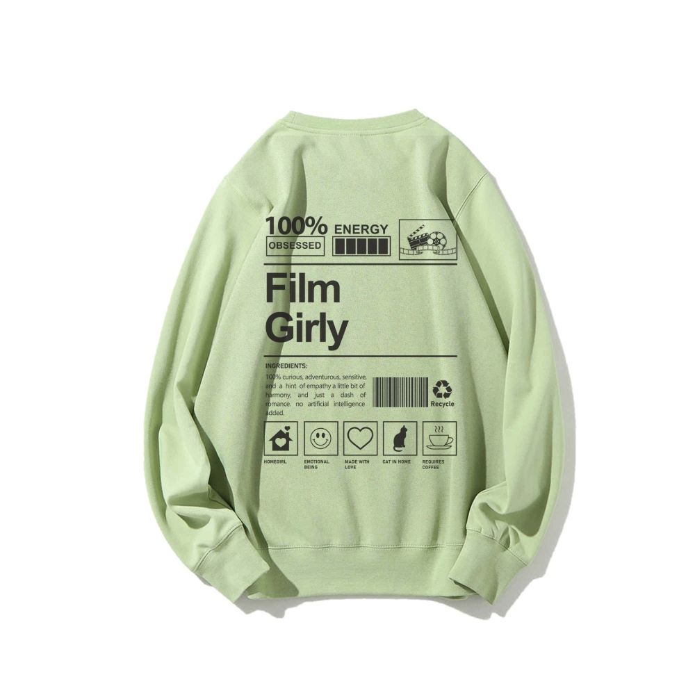 Film Giry Casual Crewneck Sweatshirt-moweekender