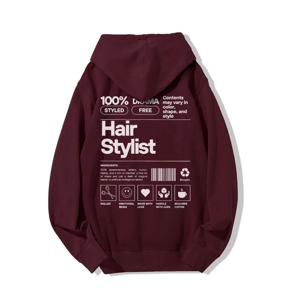 Hair Stylist Casual Hoodie-moweekender