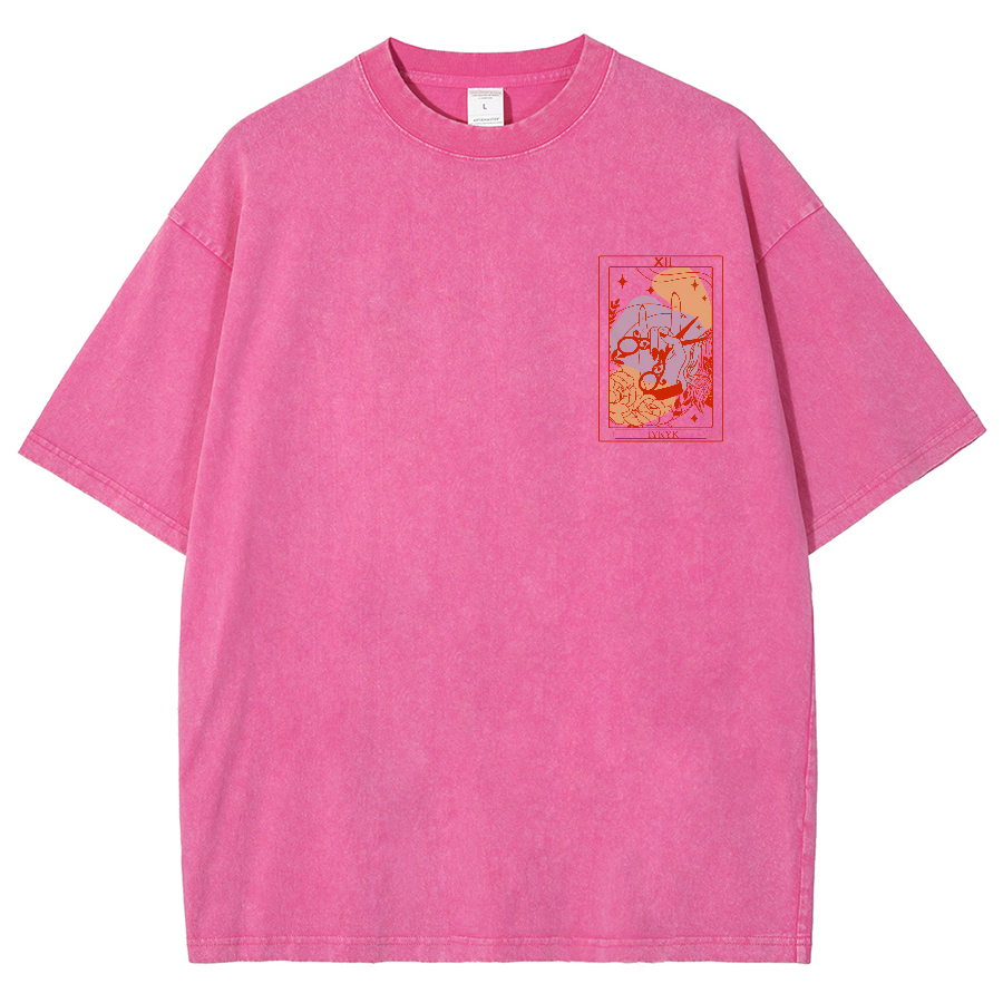 IYKYK Lesbian Sapphic Unisex Fit Washed T-Shirt-moweekender