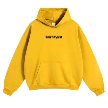 Hair Stylist Pattern Unisex Casual Anime Print Hoodie-moweekender