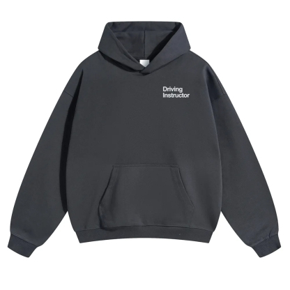 Driving Instructor Unisex Casual Anime Print Hoodie-moweekender