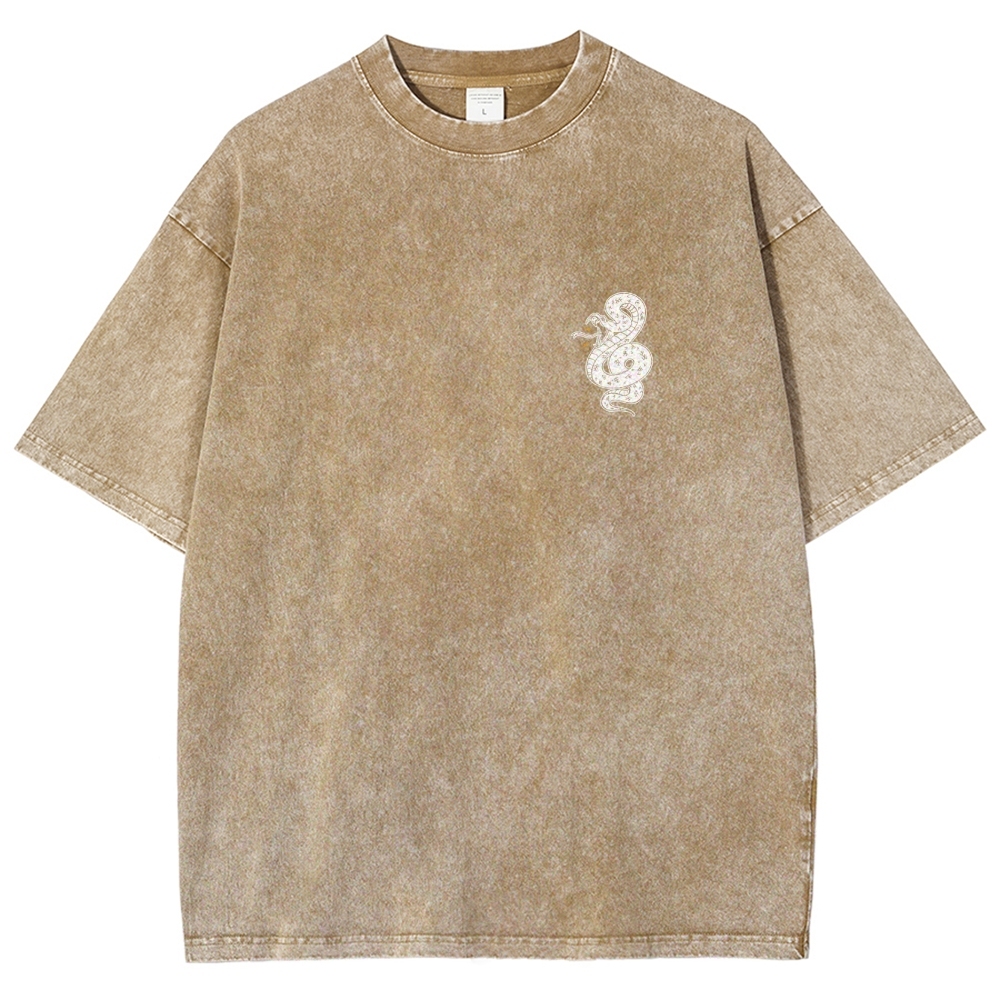 Long Live Rad Women Vintage Snowflake Washed T-Shirt-moweekender