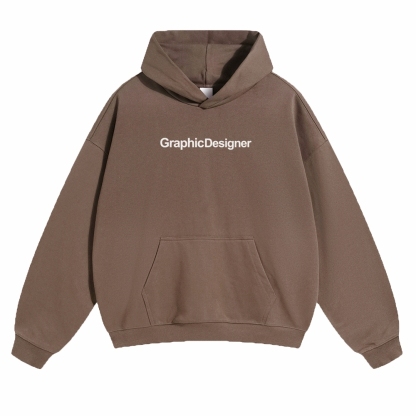 Graphic Designer Unisex Casual Anime Print Hoodie-moweekender