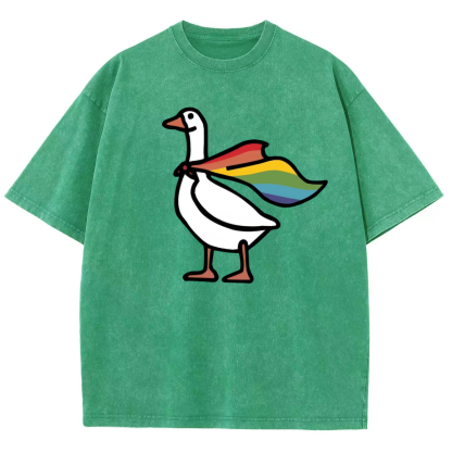 Goose Washed Oversized T-Shirt-moweekender