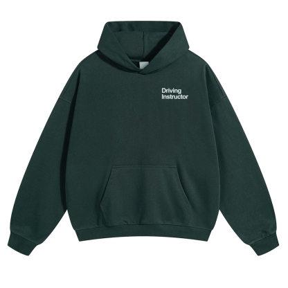 Driving Instructor Unisex Casual Anime Print Hoodie-moweekender
