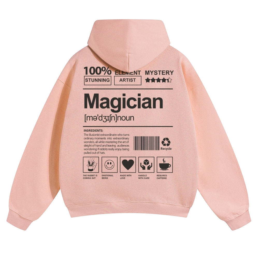 Magician Unisex Casual Anime Print Hoodie-moweekender