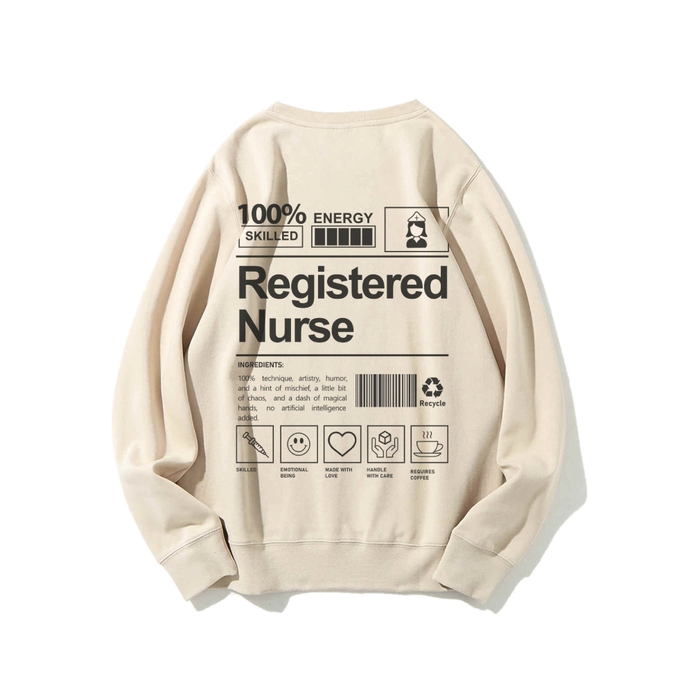 Registered Nurse Casual Crewneck Sweatshirt-moweekender