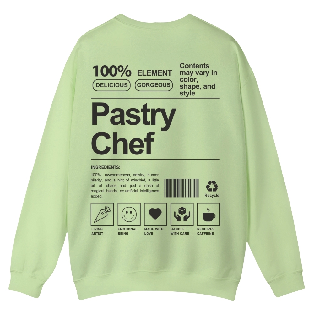 Pastry Chef Casual Crewneck Sweatshirt-moweekender